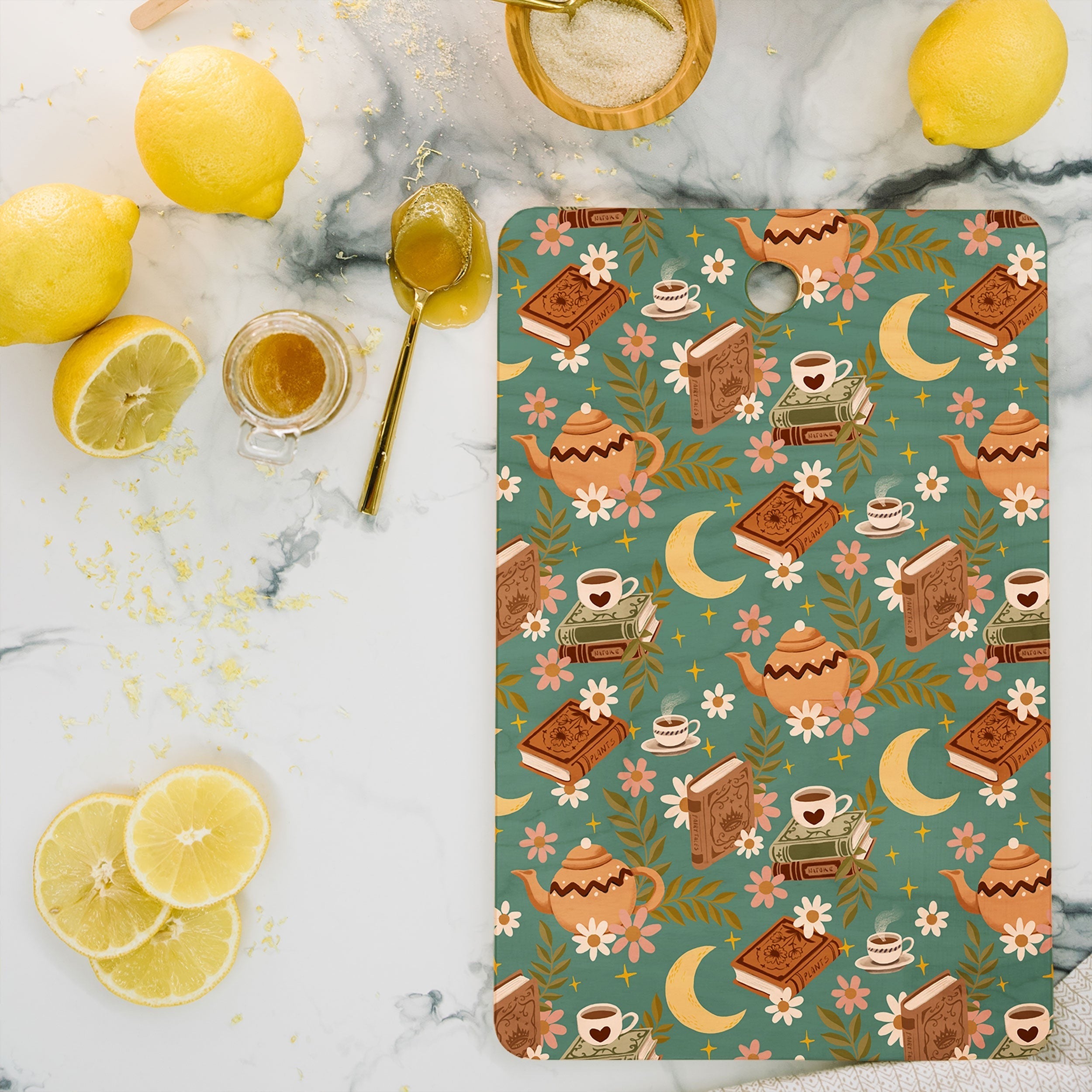 Avenie Moonlit Reading Nook I Cutting Board Rectangle