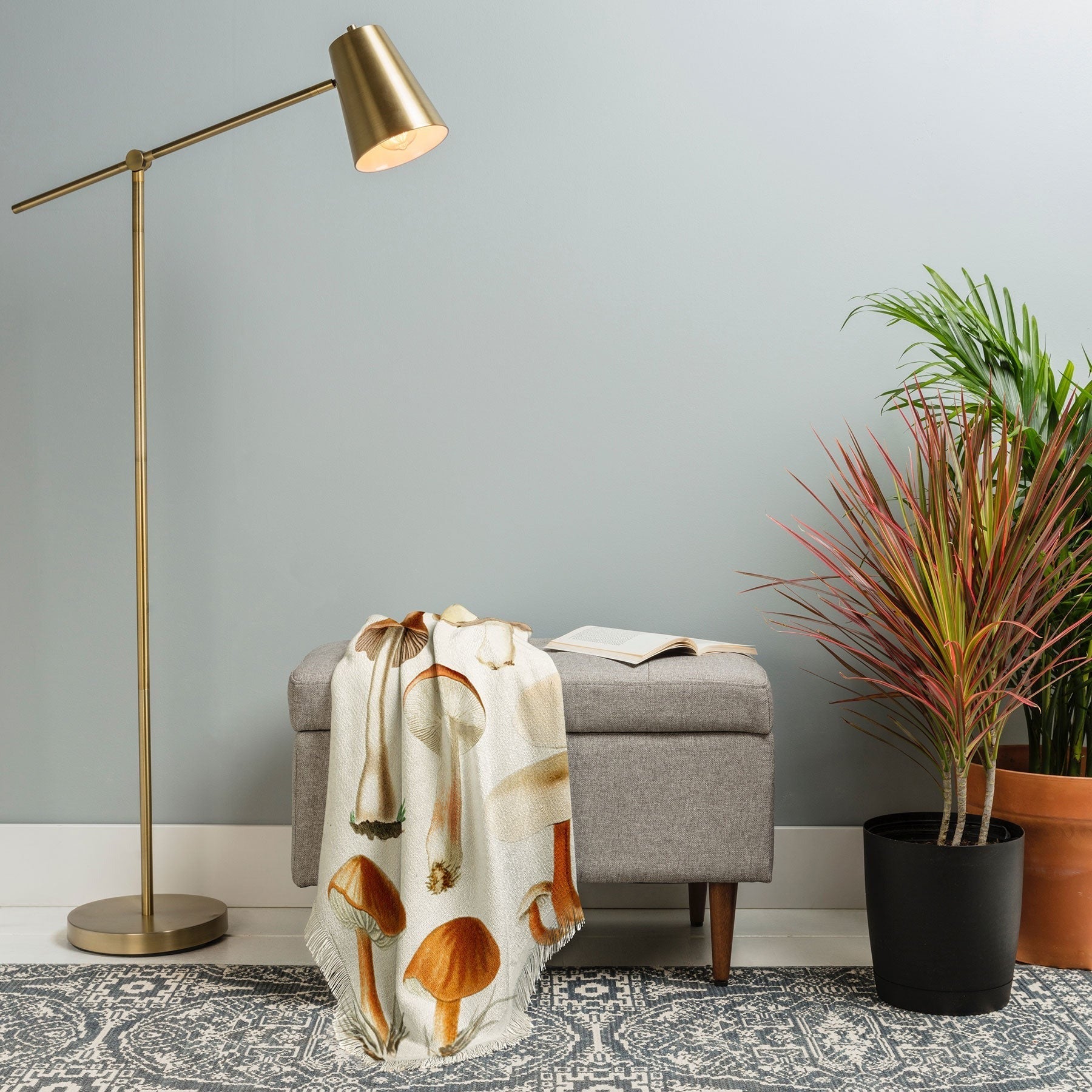 Gal Design Mushrooms Collection Throw Blanket
