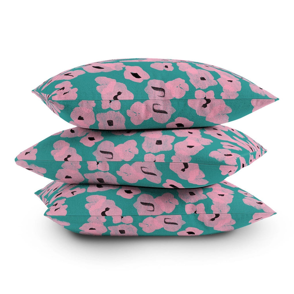 Garima Dhawan hydrangea 14 Outdoor Throw Pillow