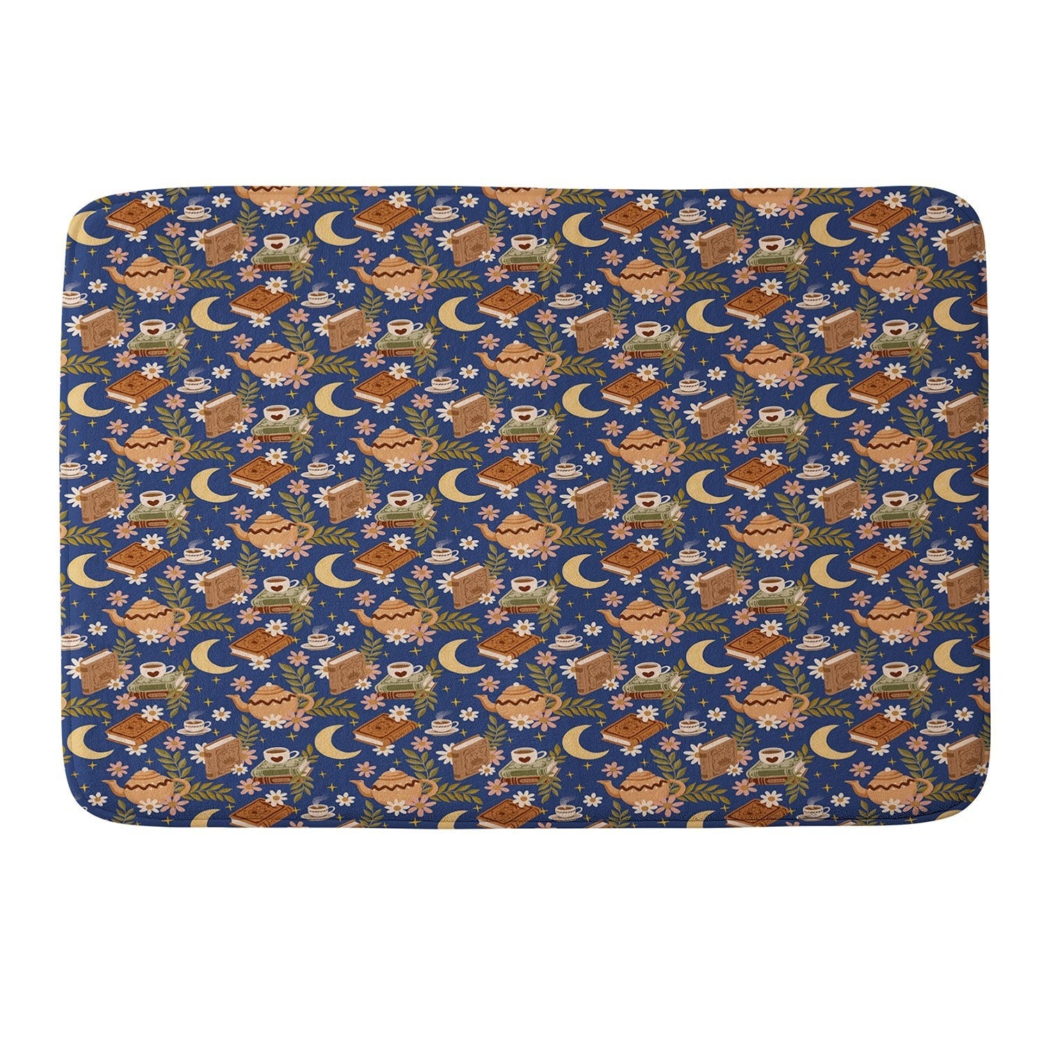 Avenie Moonlit Reading Nook II Memory Foam Bath Mat