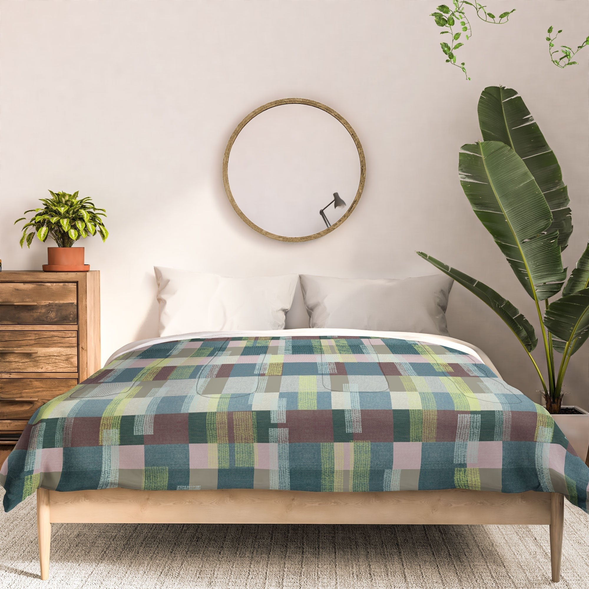 Marta Barragan Camarasa Dynamic Linear Blocks Comforter