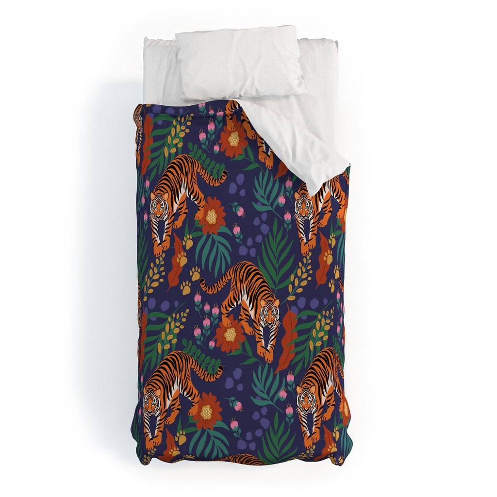 Design by Spark Tiger of the Glorious Jungle Duvet Cover
