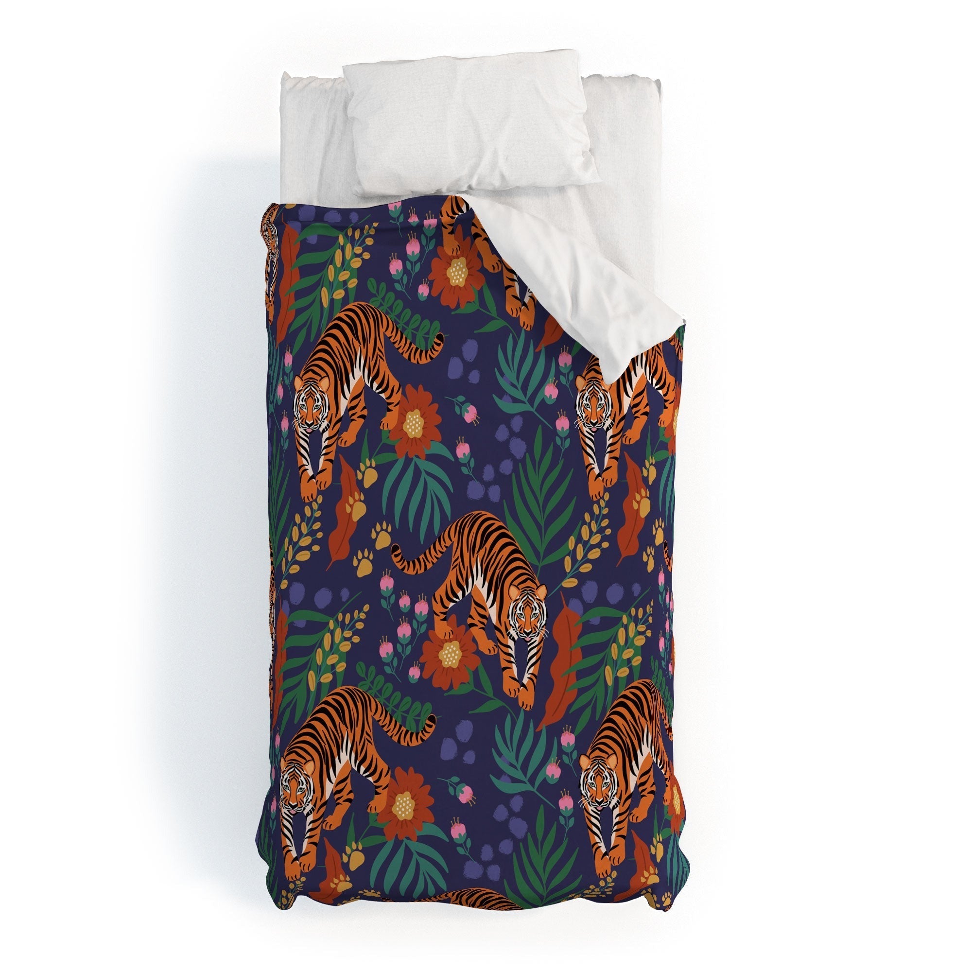 Design by Spark Tiger of the Glorious Jungle Duvet Cover