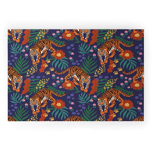 Design by Spark Tiger of the Glorious Jungle Welcome Mat