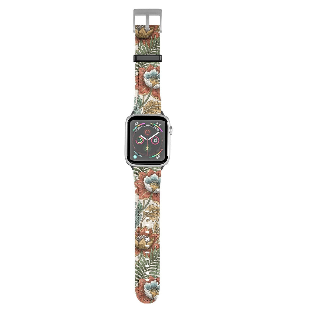 Marta Barragan Camarasa Retro Jungle Garden Apple Watch Band