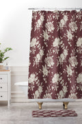 Marta Barragan Camarasa Antique Petal Romance Shower Curtain And Mat
