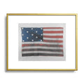 DENY Designs Flag Attributed to Elizabeth Schuyler Hamilton Metal Framed Art Print