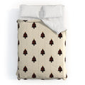 Design by Spark Black And Gold Christmas Tree Comforter