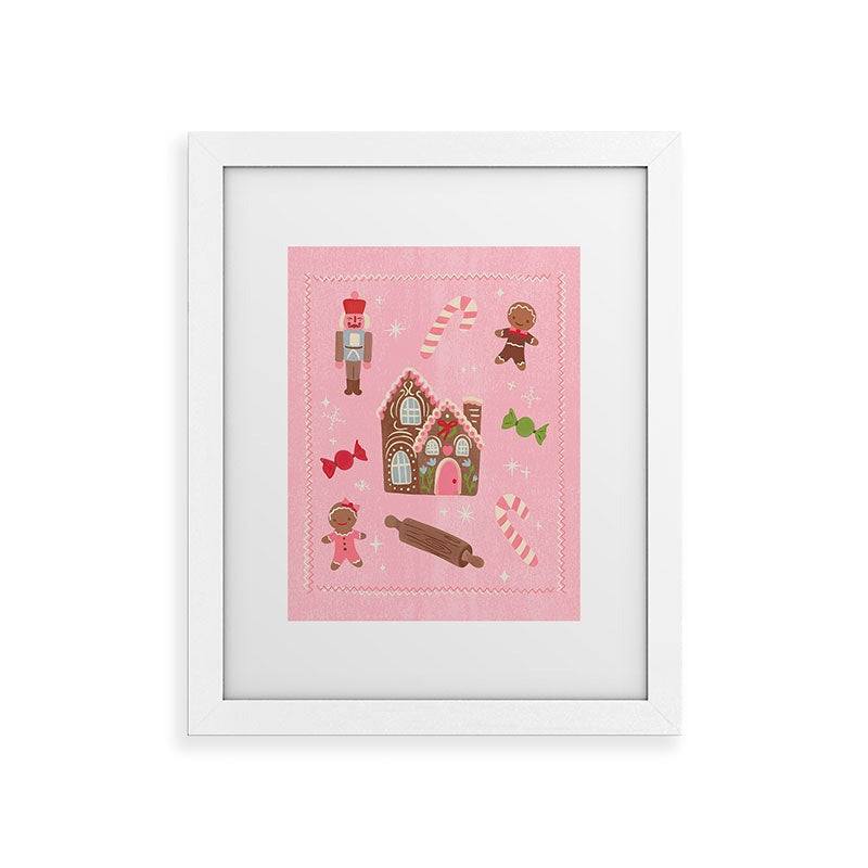 carriecantwell Sweet Christmas Holidays Framed Art Print
