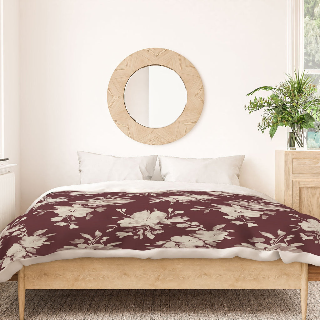 Marta Barragan Camarasa Antique Petal Romance Duvet Cover