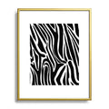 Jennifer Labre Wild Zebra Metal Framed Art Print