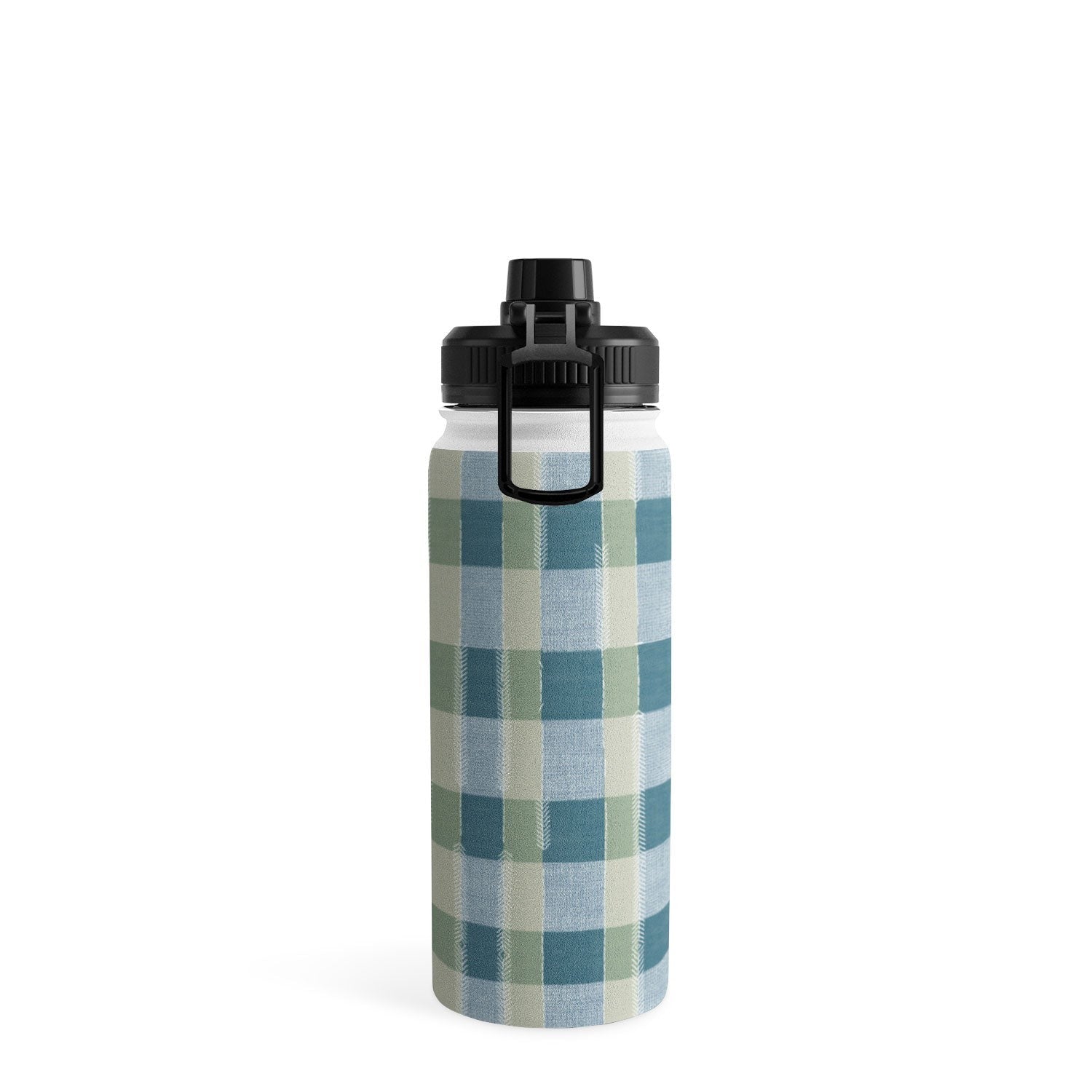 Marta Barragan Camarasa Country Style Checks Water Bottle