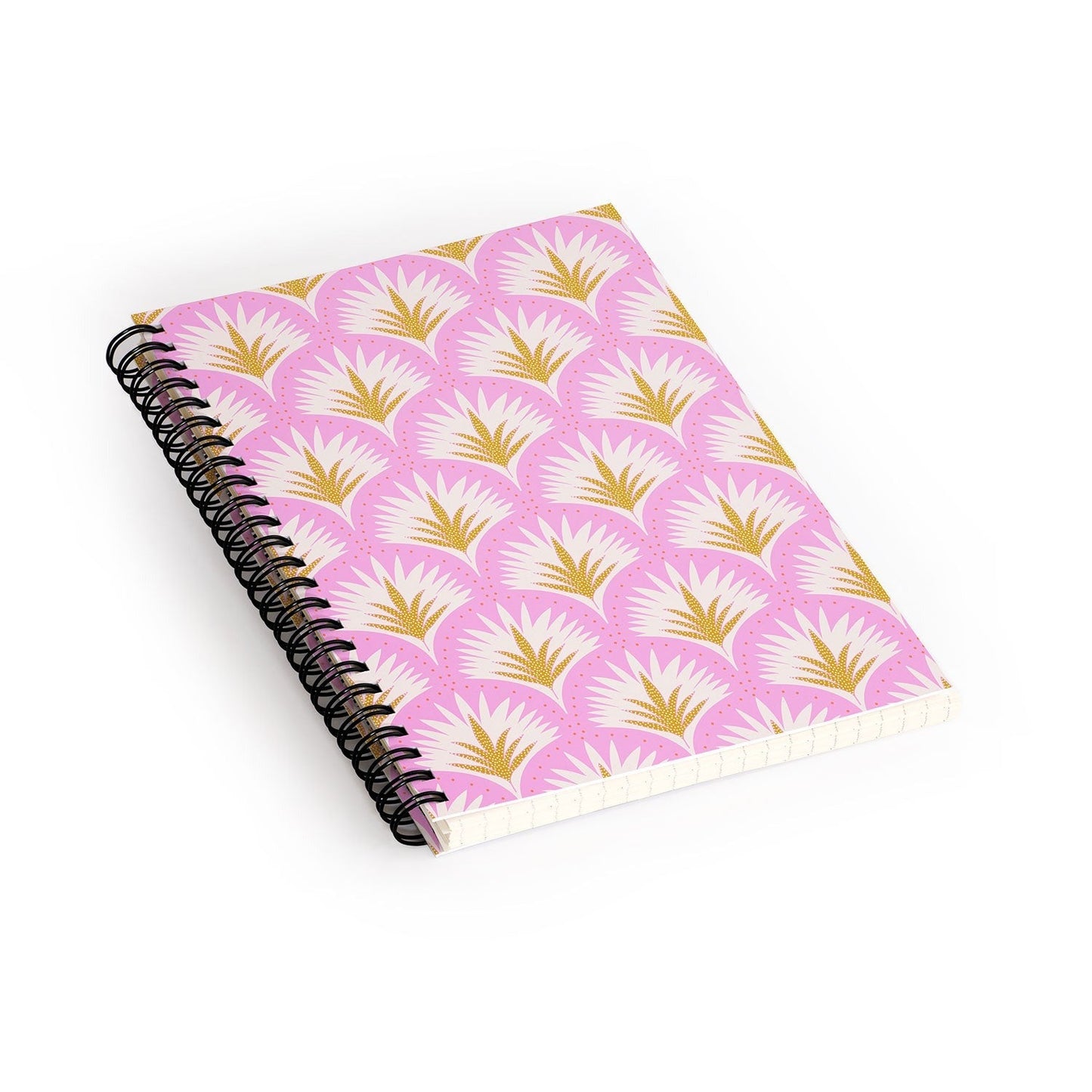 Jennifer Labre Pink Palmetto Spiral Notebook