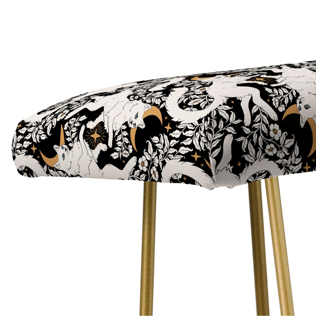 Avenie Celestial Cats Gold Bench