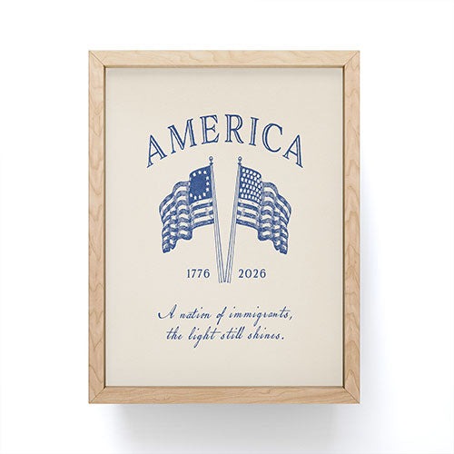 DENY Designs America250 Framed Mini Art Print