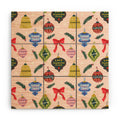 Design by Spark Love Human Made Christmas Ornaments Wood Wall Mural
