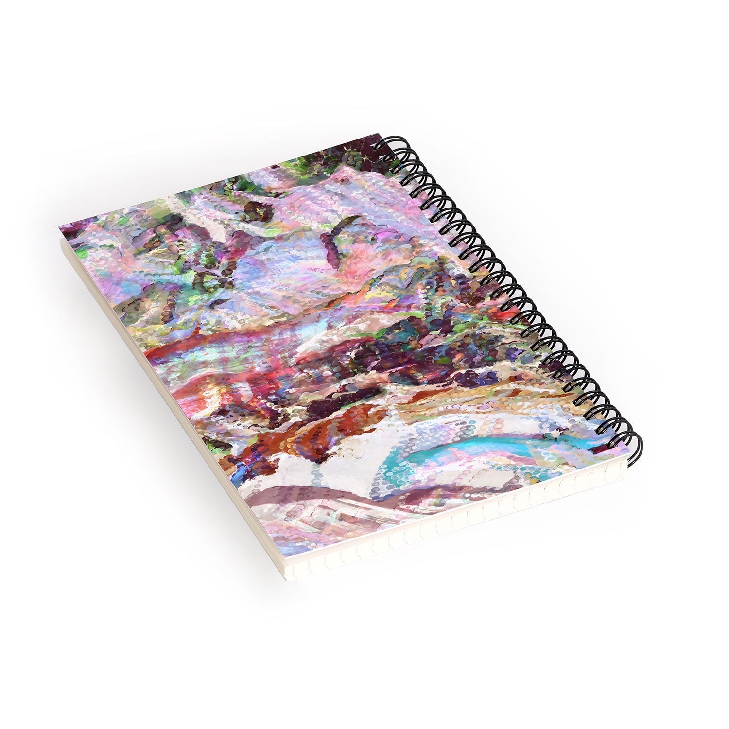 83 Oranges Sequin Haze Spiral Notebook