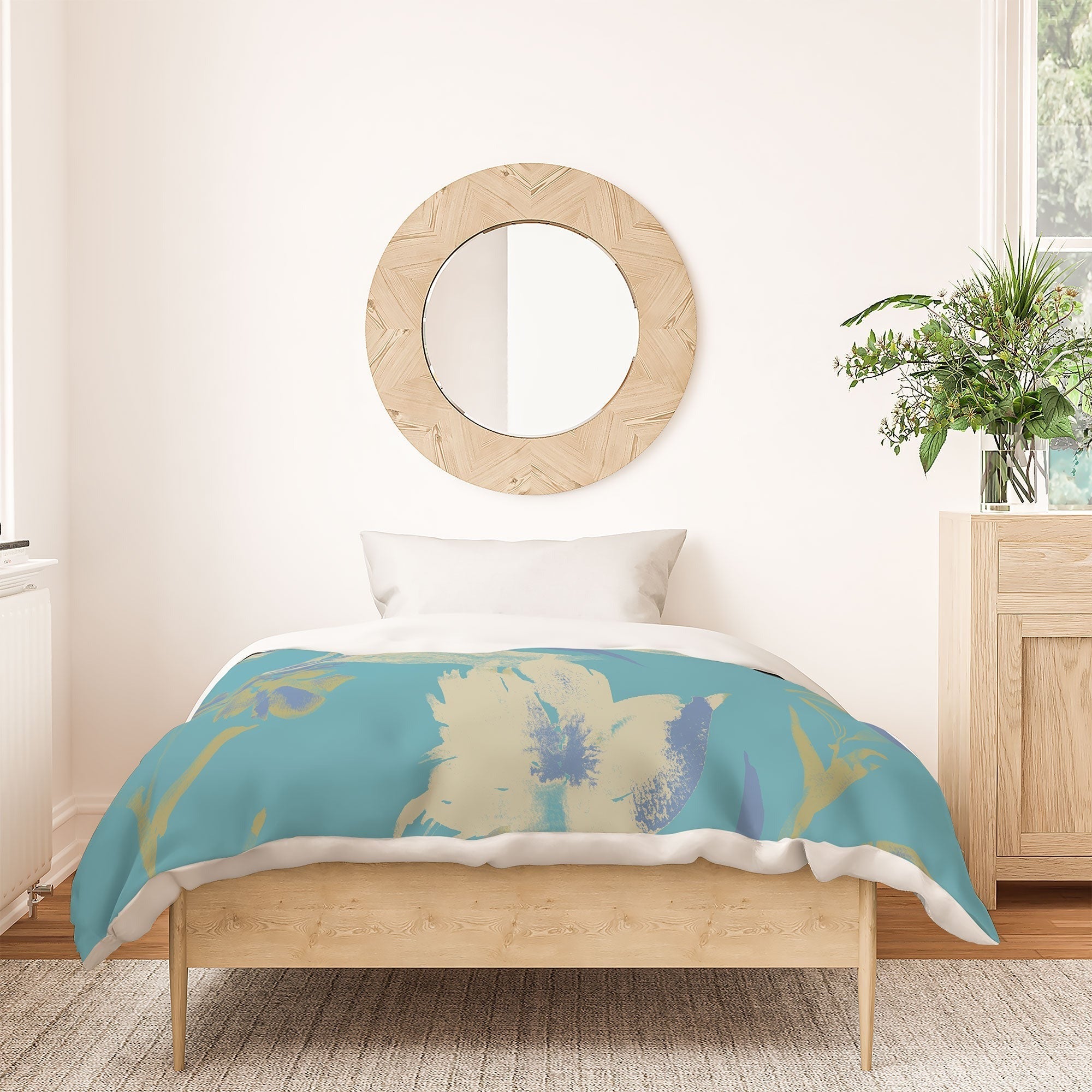Gabriela Fuente Emma Floral Duvet Cover