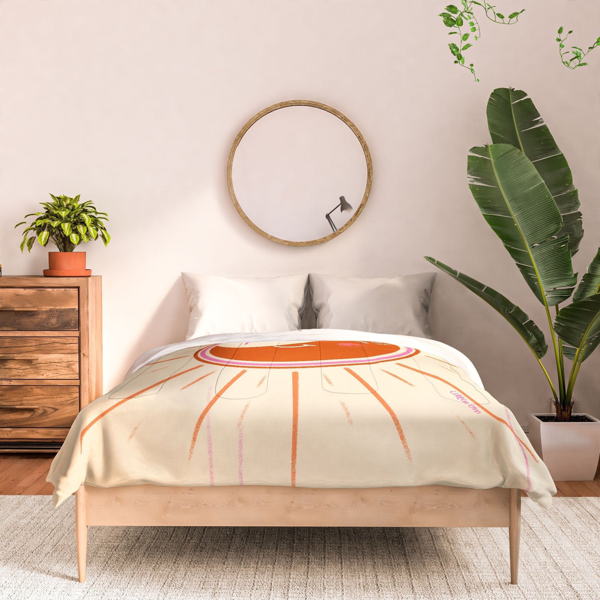 Little Om Celestial Moon cream Comforter