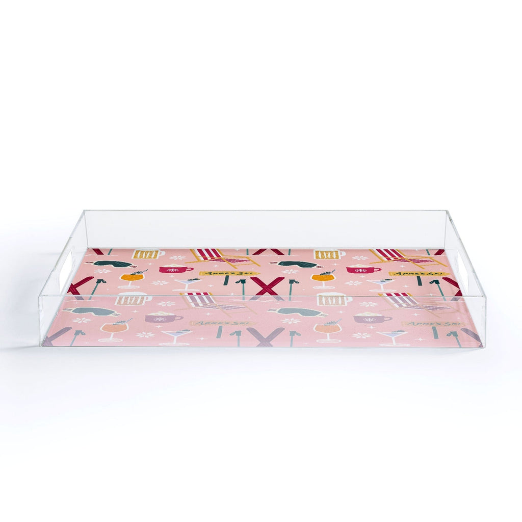 Design by Spark Apres Ski Holiday Acrylic Tray