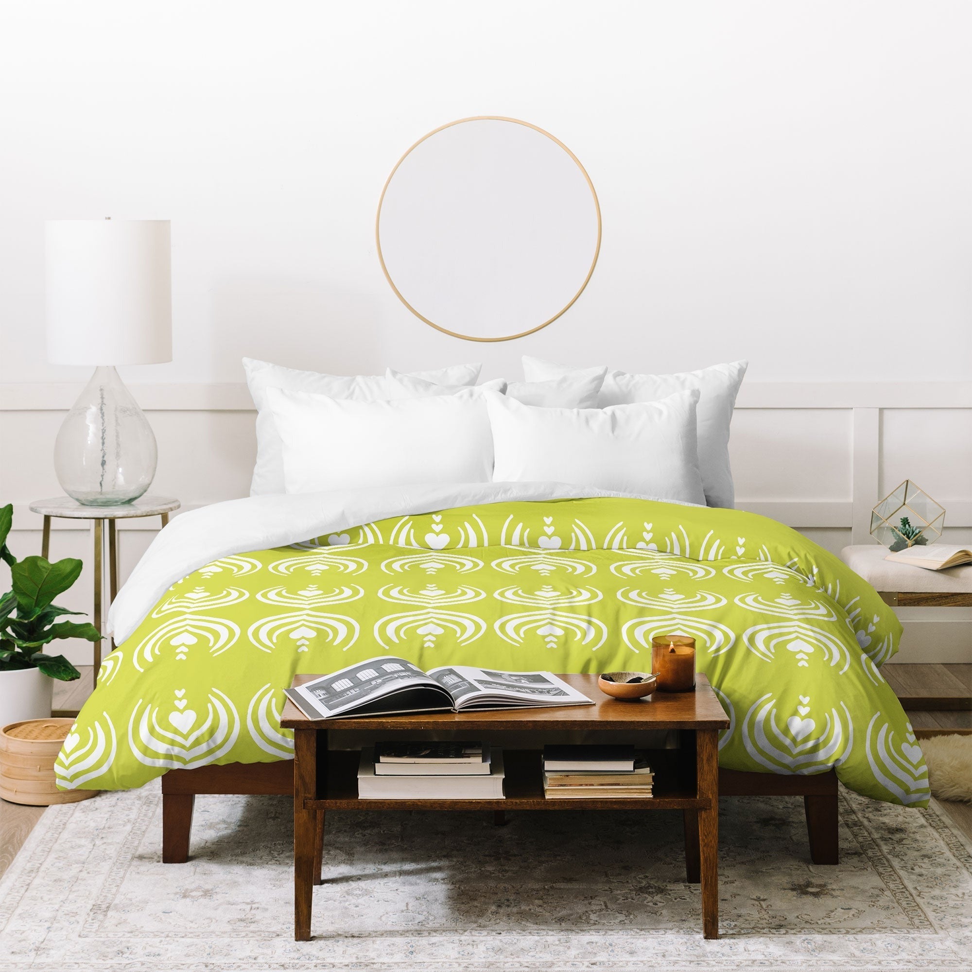 Design by Spark Matcha Latte Art Duvet Cover