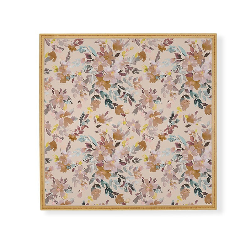 Ninola Design Botanic Retreat Floral Oleander Whimsical Soft Pink Framed Wall Art