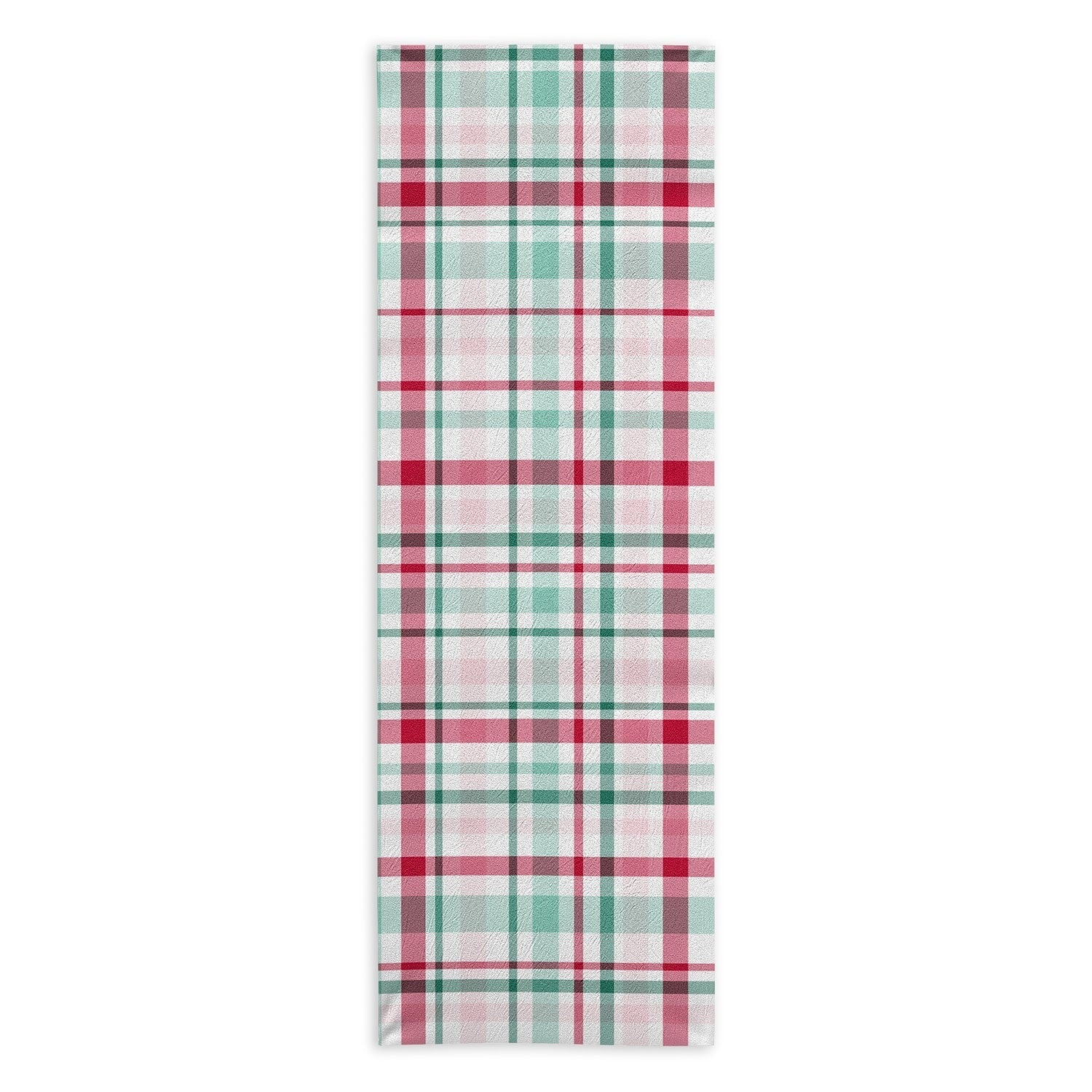 Lisa Argyropoulos Merry Vintage Plaid Yoga Towel