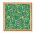 Pimlada Phuapradit Ditsy Spring Floral Green Framed Wall Art