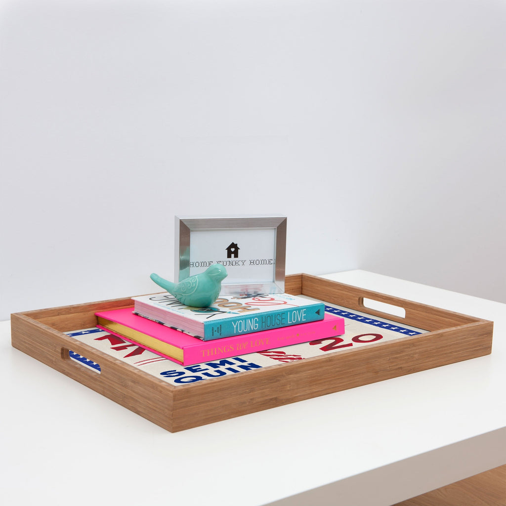 DENY Designs Retro 76 26 Rectangular Tray