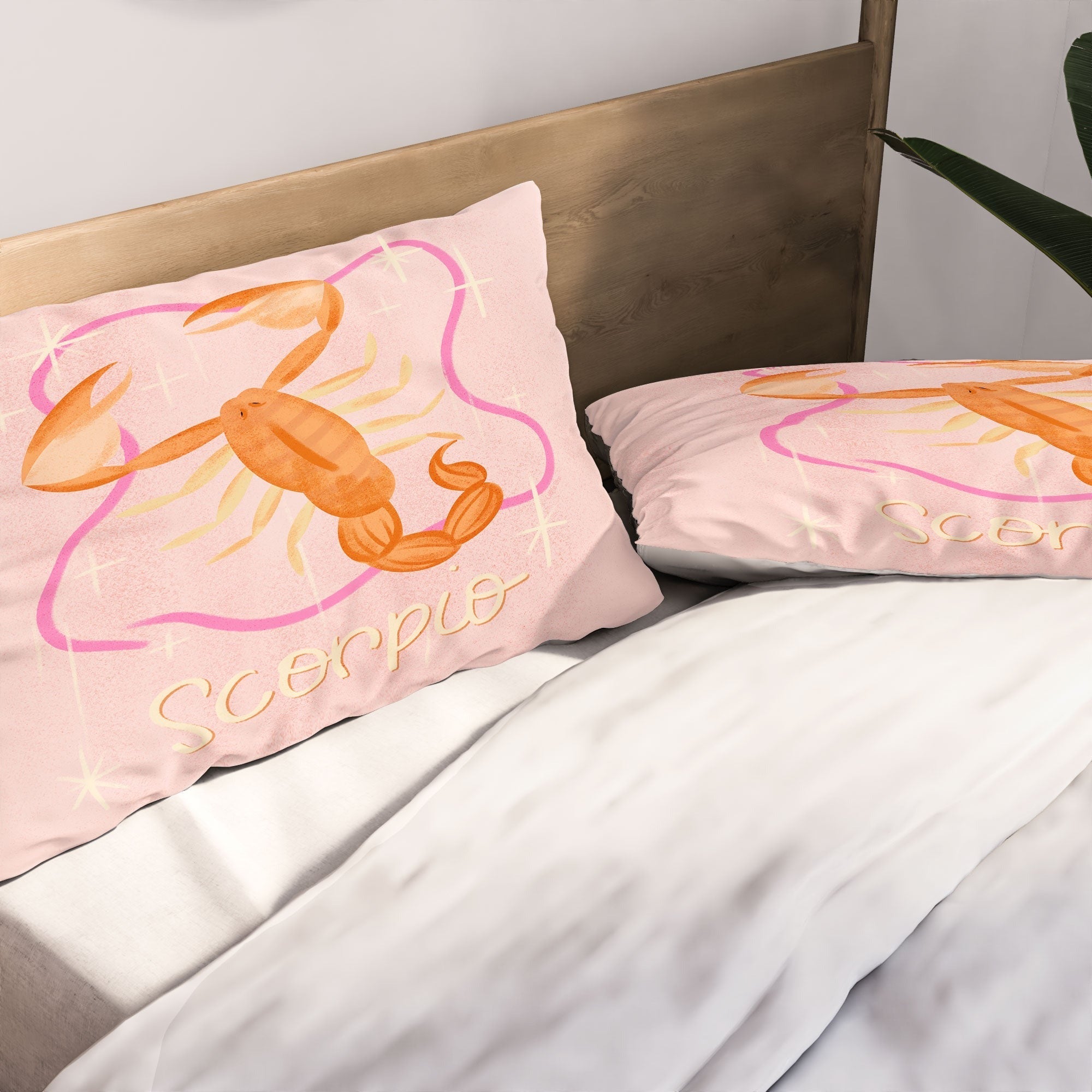 Little Om Zodiac Sign Scorpio Pillow Shams