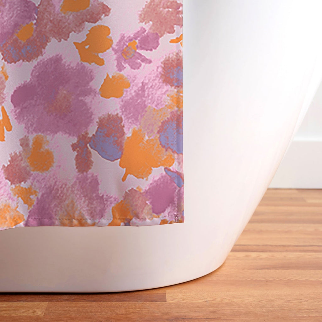 Gabriela Fuente Day Dreaming Watercolor Pink Shower Curtain