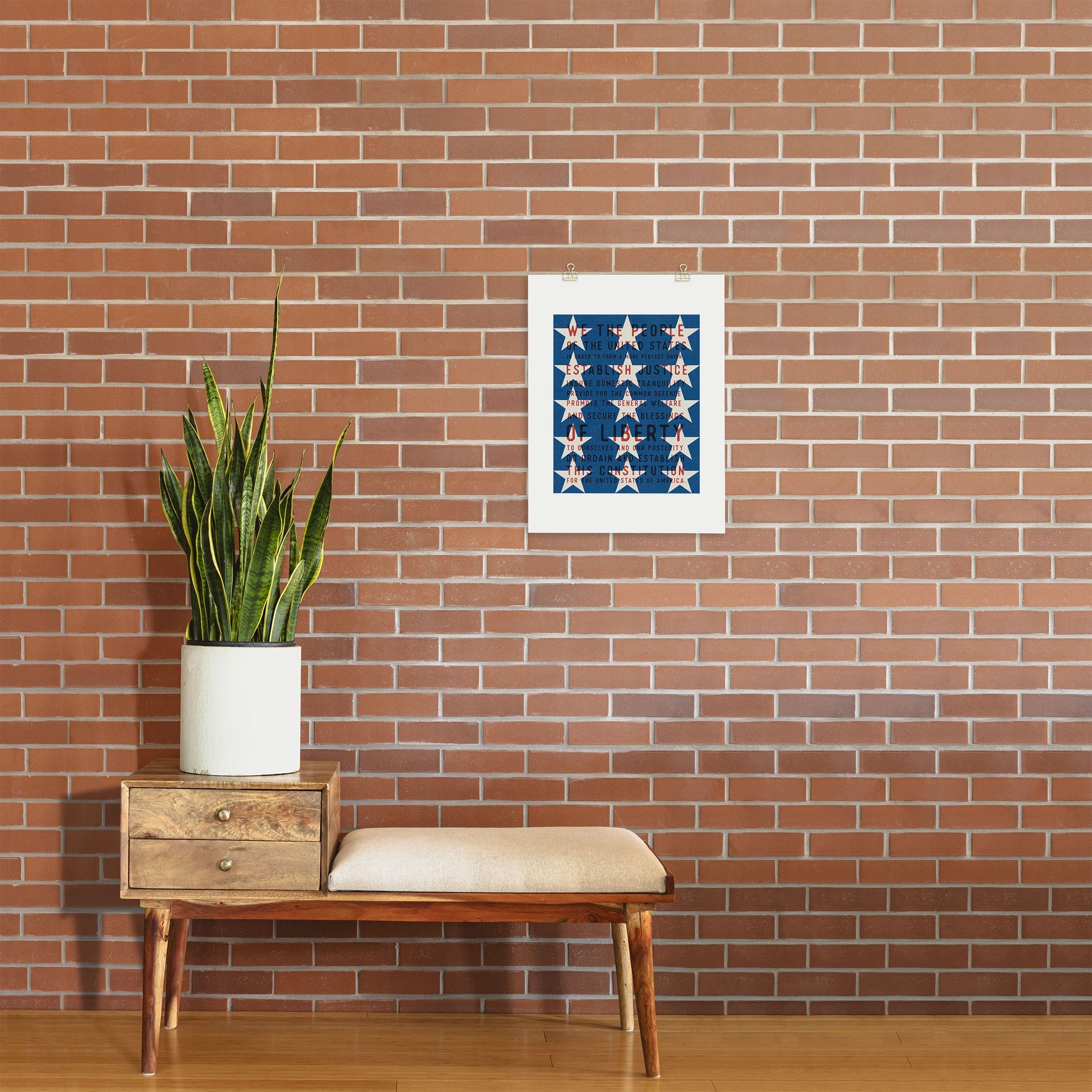 DENY Designs Starred Preamble Art Print