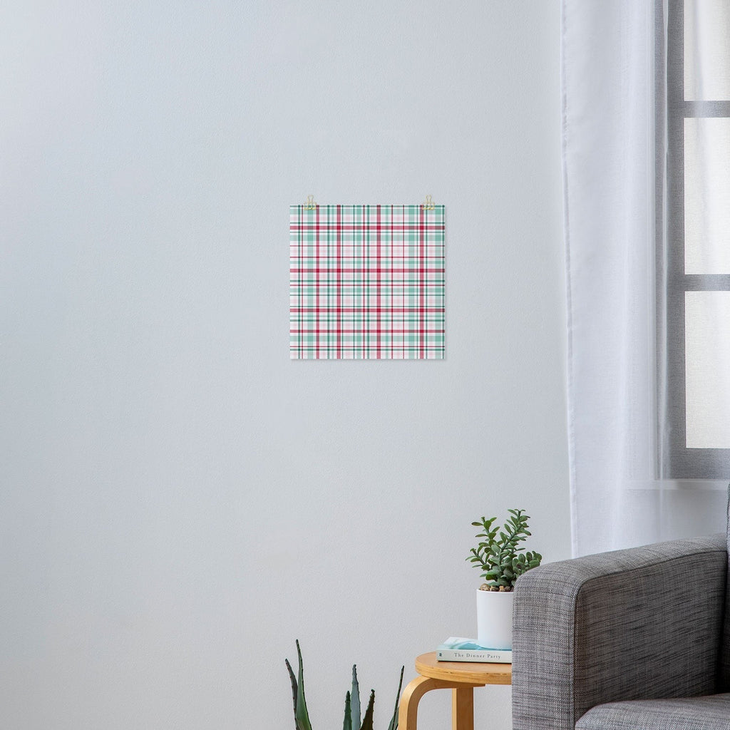 Lisa Argyropoulos Merry Vintage Plaid Art Print