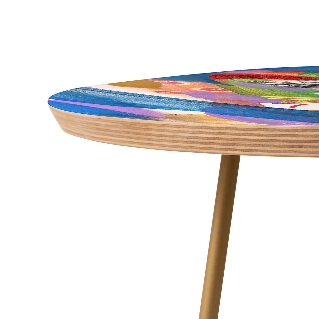 Natalie Baca Lucky in Love Round Side Table