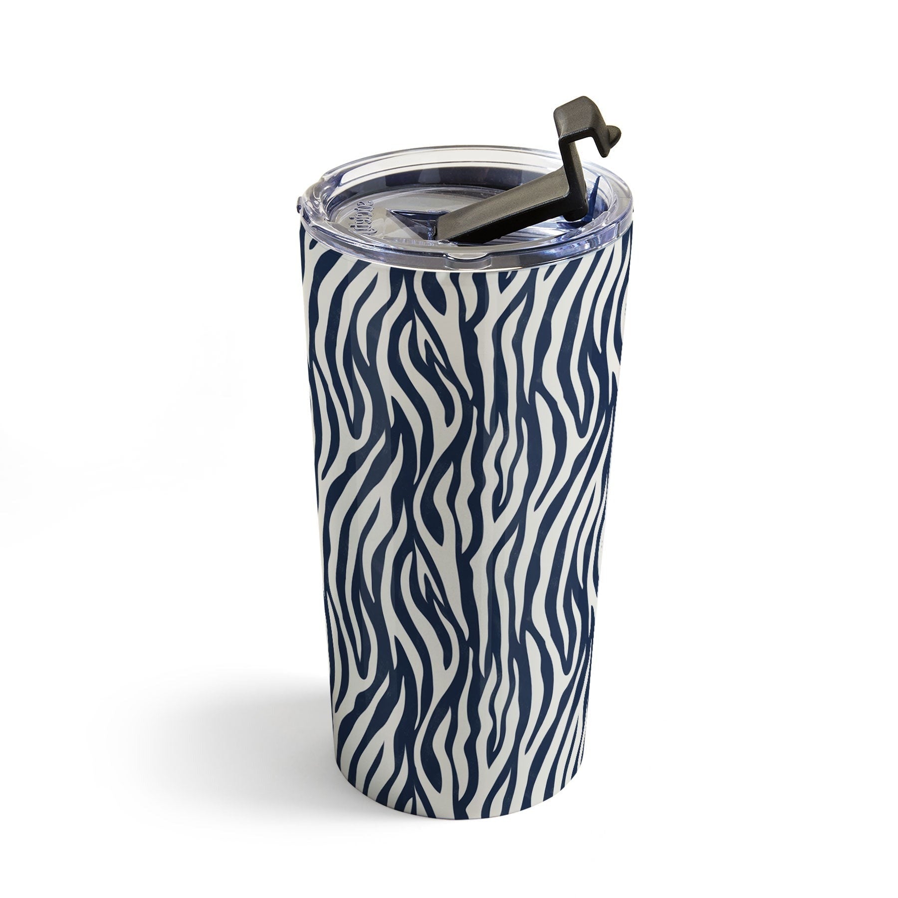 Avenie BR Navy Tiger Stripes Travel Mug