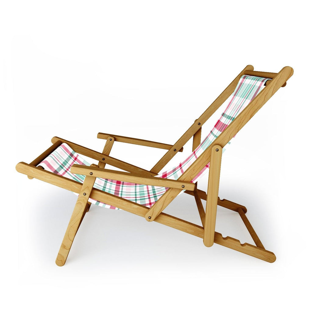 Lisa Argyropoulos Merry Vintage Plaid Sling Chair
