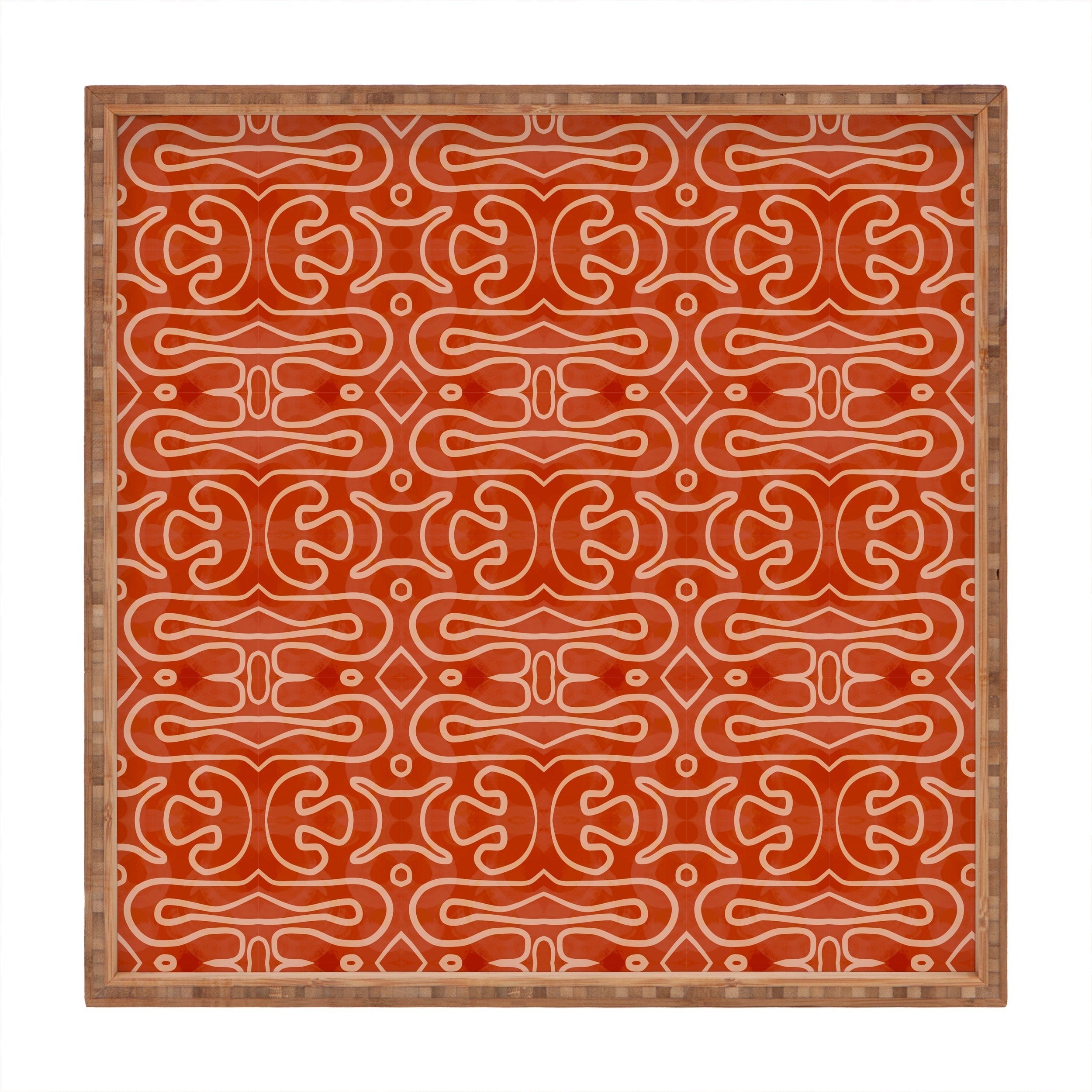 Mirimo Venexiana Burnt Orange Square Tray