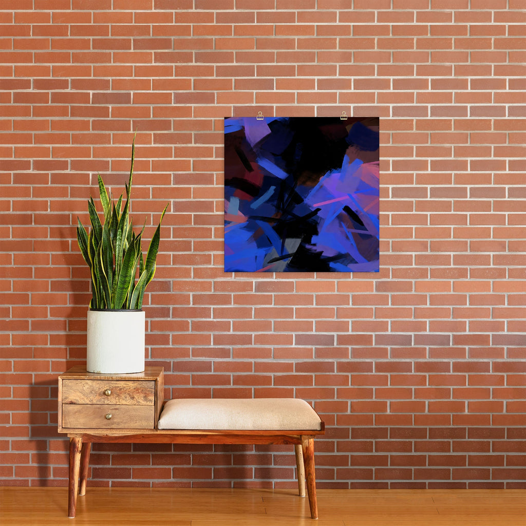 83 Oranges Midnight Sparks Art Print