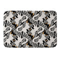 Avenie Celestial Cats Gold Memory Foam Bath Mat