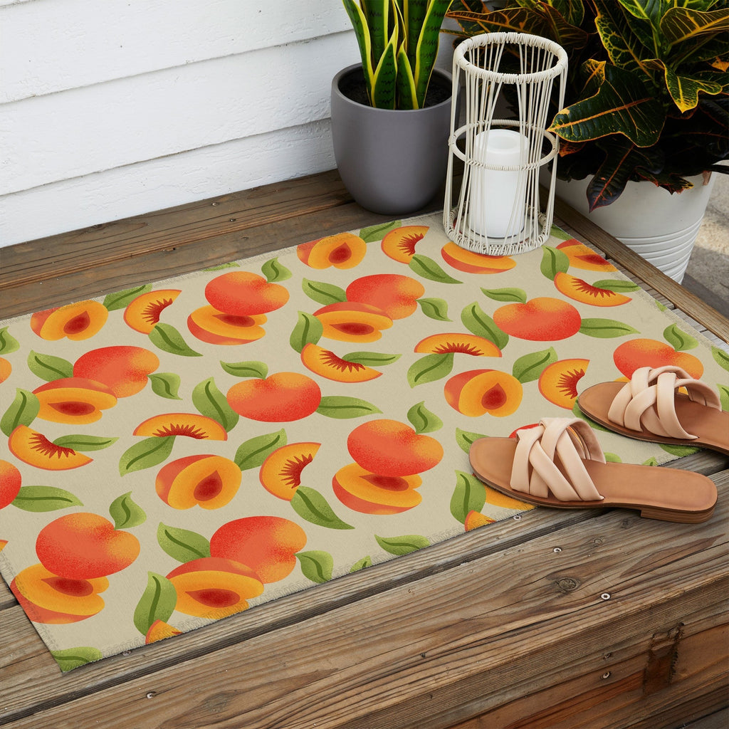 Jessica Molina Peach Pattern Outdoor Rug