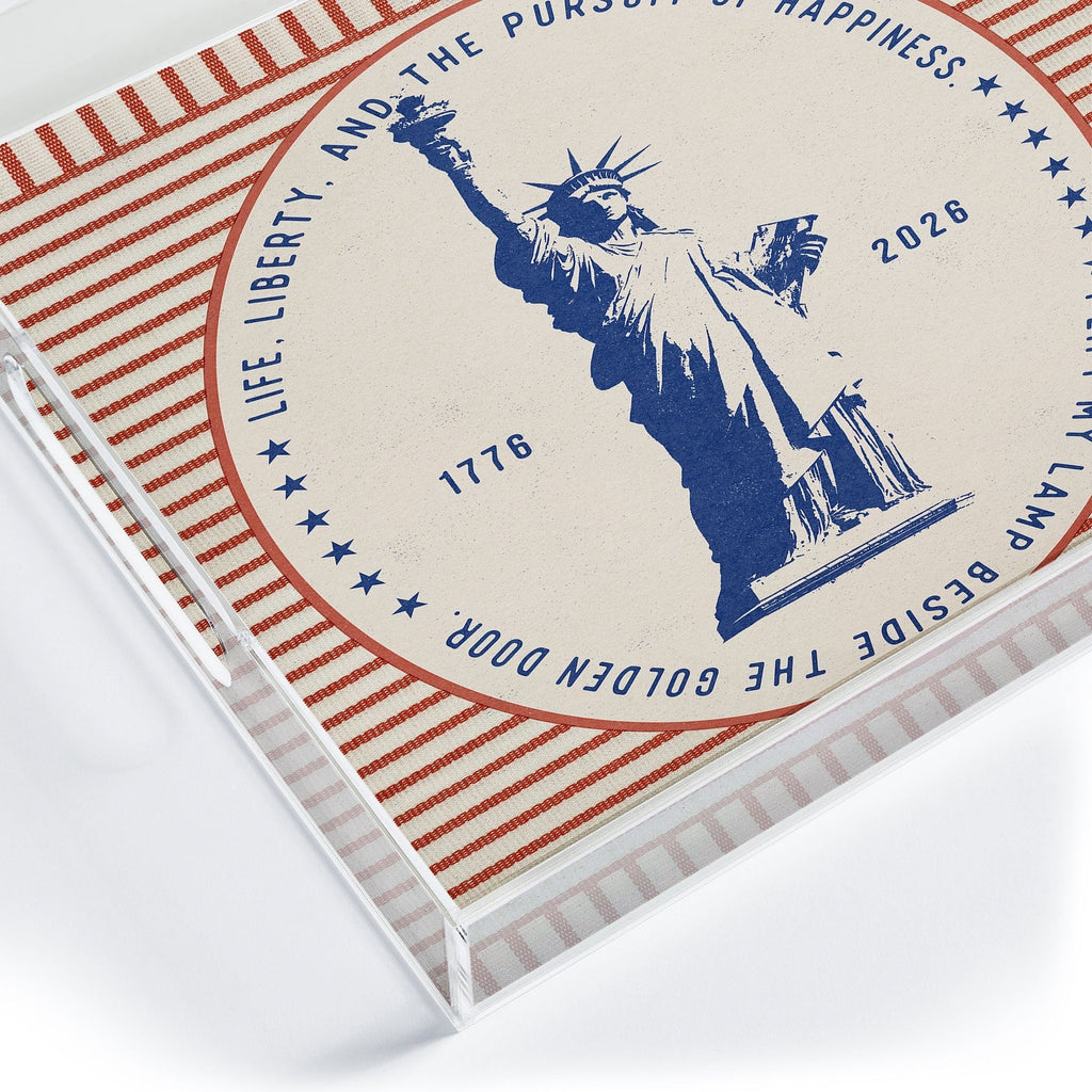 DENY Designs Life Liberty Acrylic Tray