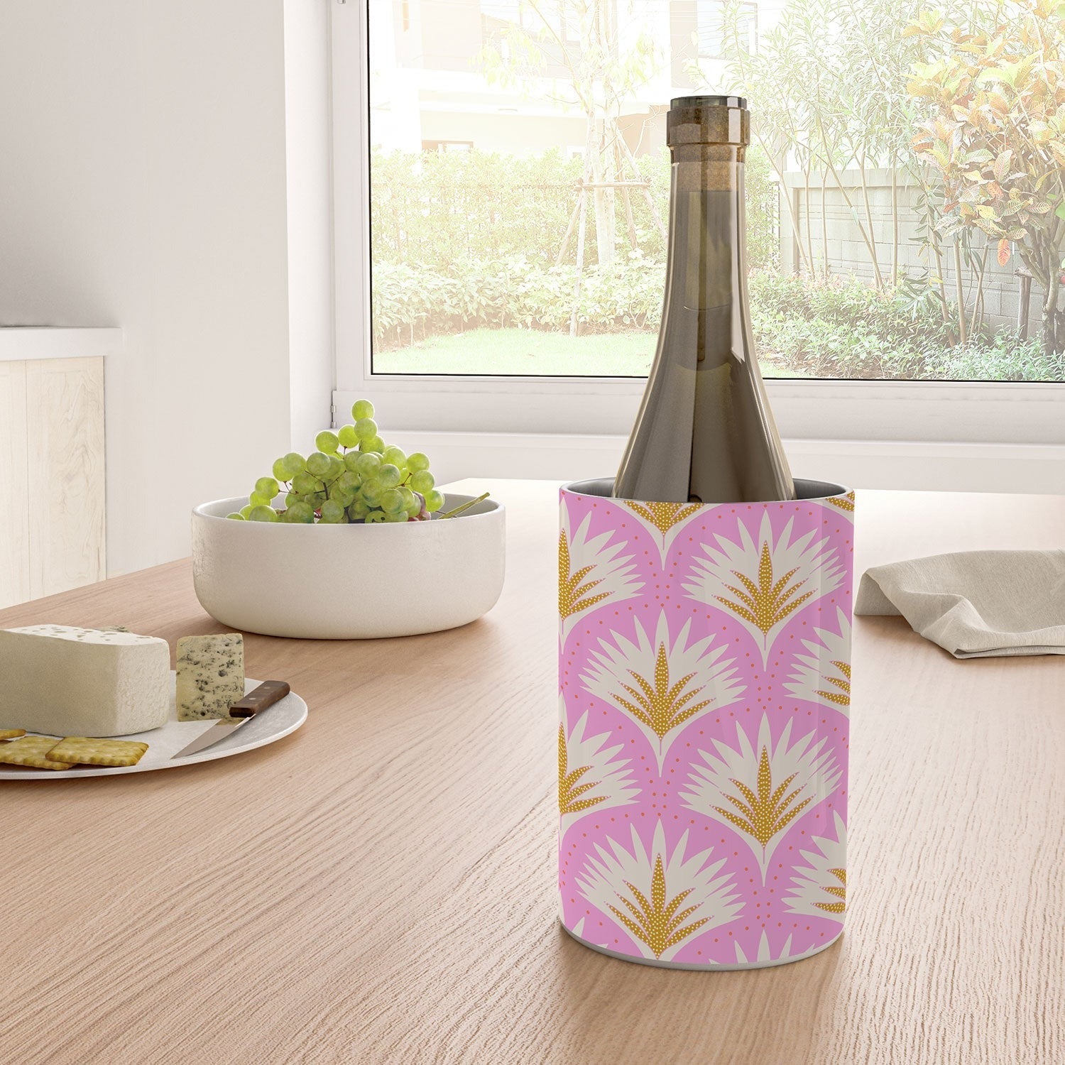 Jennifer Labre Pink Palmetto Wine Chiller