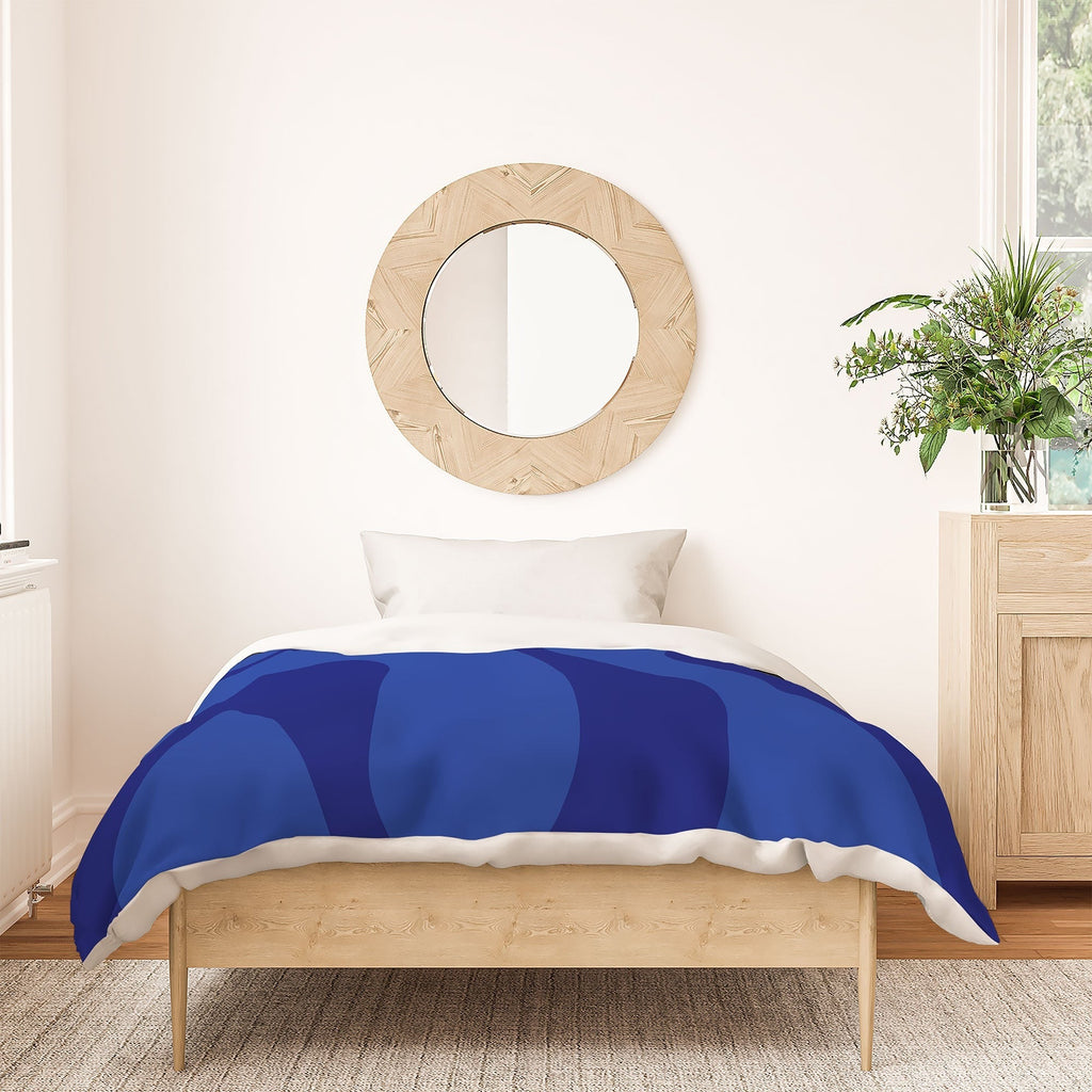 Camilla Foss Blue Pebble Duvet Cover