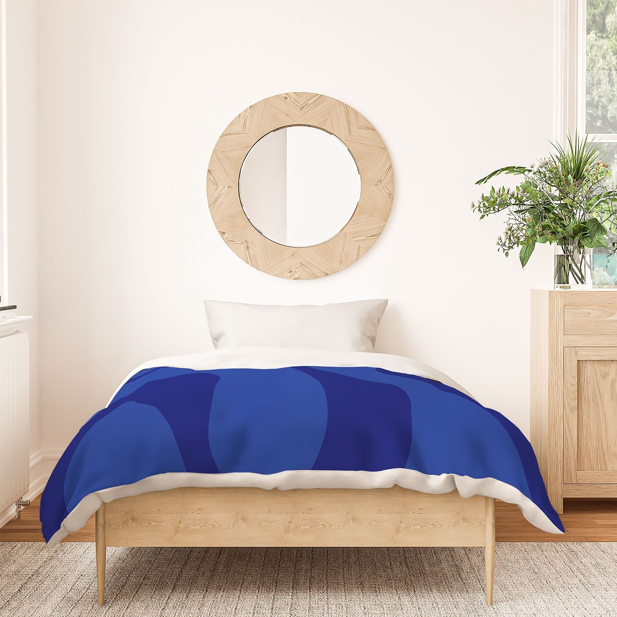 Camilla Foss Blue Pebble Duvet Cover