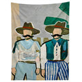 83 Oranges Side By Side Cowboy Edition Tapestry