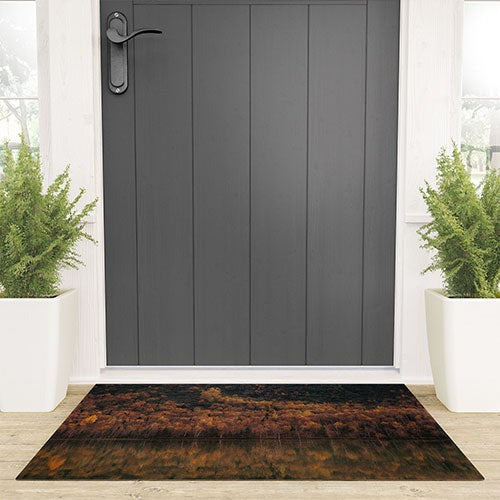 Hannah Kemp Fall Lake Welcome Mat
