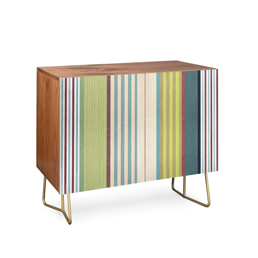 Marta Barragan Camarasa Colorful Stripe Delight Credenza