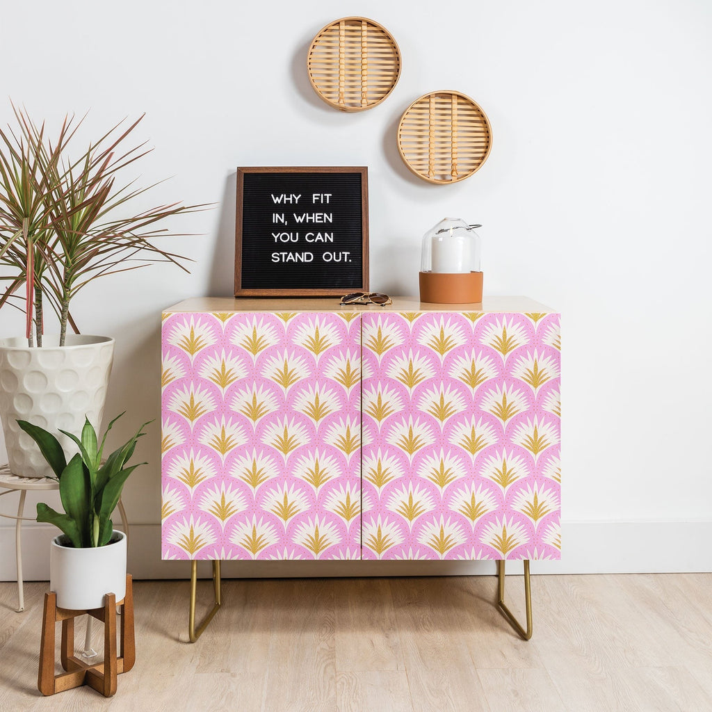 Jennifer Labre Pink Palmetto Credenza