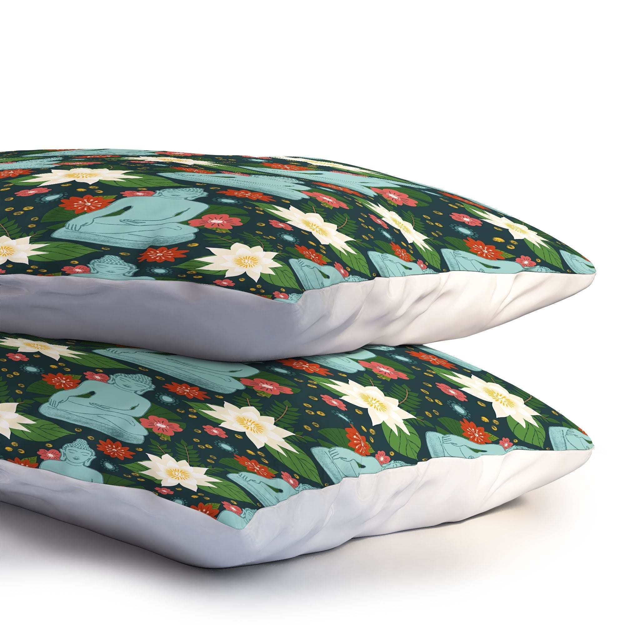 Design by Spark Meditating Lotus Buddha Pillow Shams