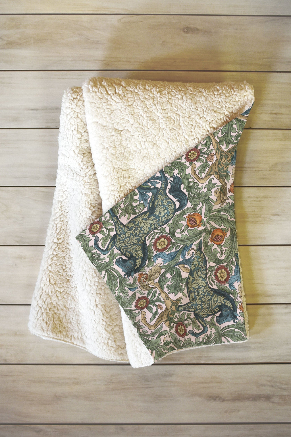 Marta Barragan Camarasa Renaissance Horse Garden Fleece Throw Blanket